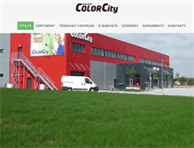 Tablet Screenshot of colorcity.cz